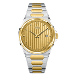 two-tone gold dial