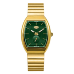 vgold watch green dial